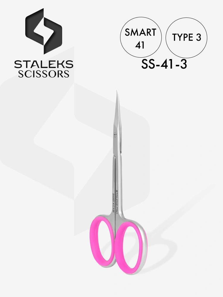Staleks Best Curved Cuticle Scissors Smart 41 Type 3
