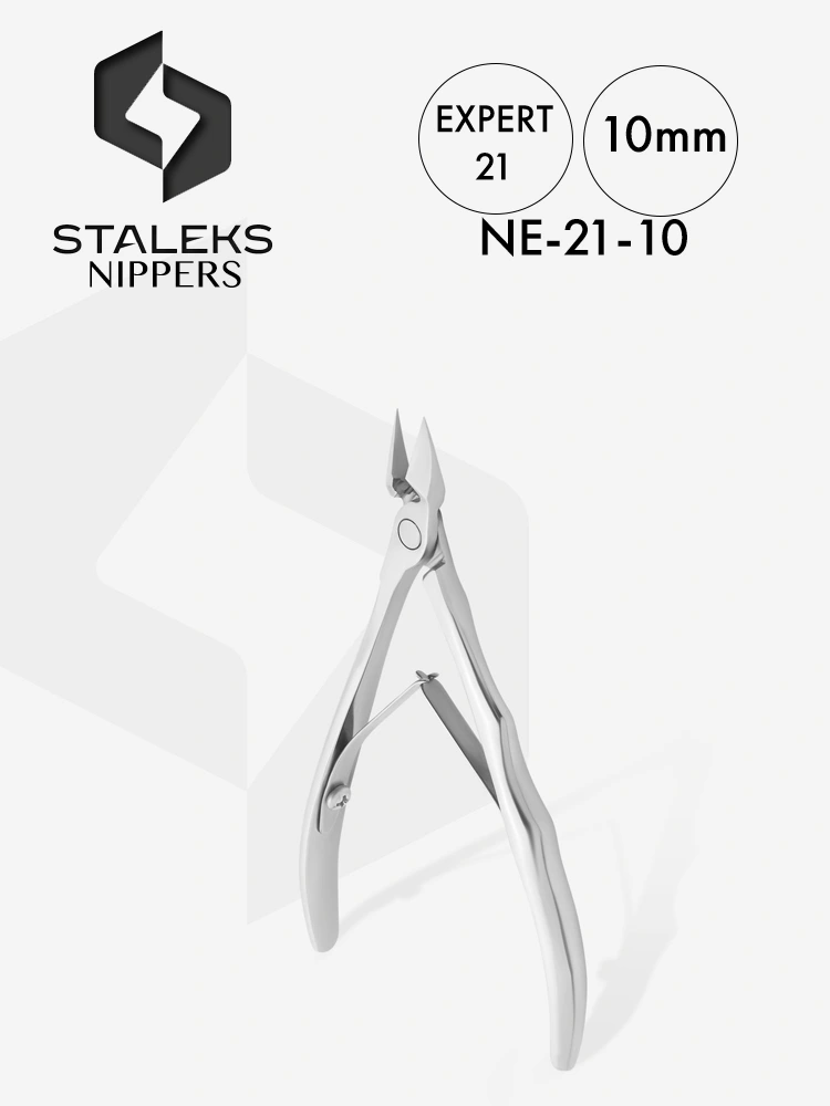 Staleks Expert 21 10mm Professional Cuticle Nippers 6 Staleks Best Cuticle Cutter Expert 21 10mm 1 1