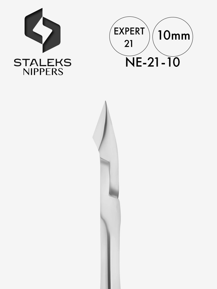 Staleks Expert 21 10mm Professional Cuticle Nippers 4 Staleks Best Cuticle Cutter Expert 21 10mm 1 2