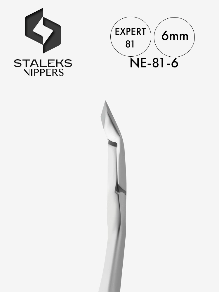 Staleks Expert 81 6mm Professional Cuticle Nippers 4 Staleks Best Cuticles Clipper Expert 81 6mm 1 2