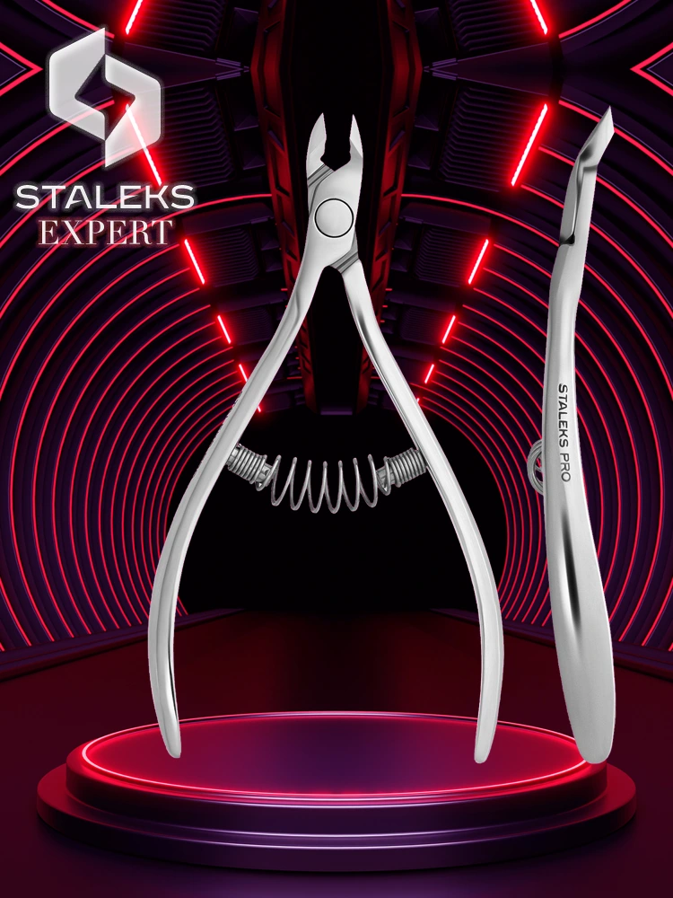 Staleks Expert 81 6mm Professional Cuticle Nippers 2 Staleks Best Cuticles Clipper Expert 81 6mm 1 3