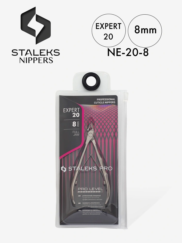 Staleks Best Sharp Cuticle Nippers Expert 20 8mm