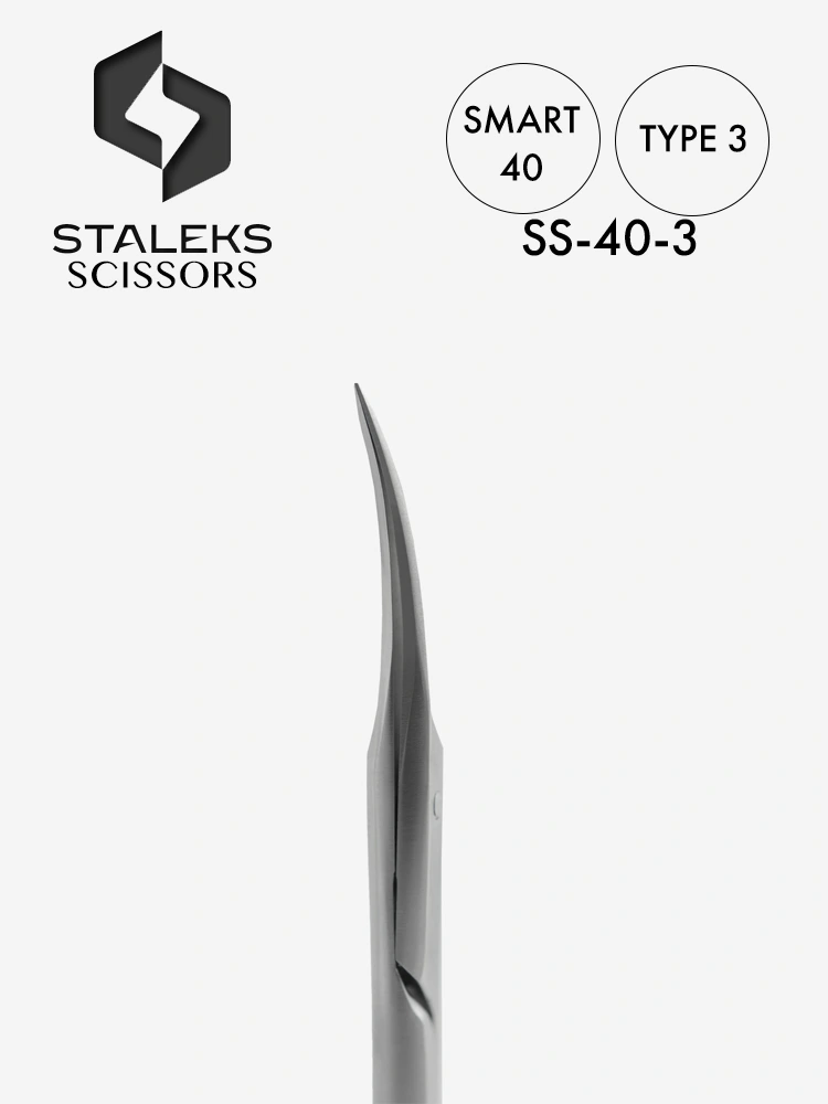 Staleks Cuticle Scissors Sterilizable Smart 40 Type 3 1 2