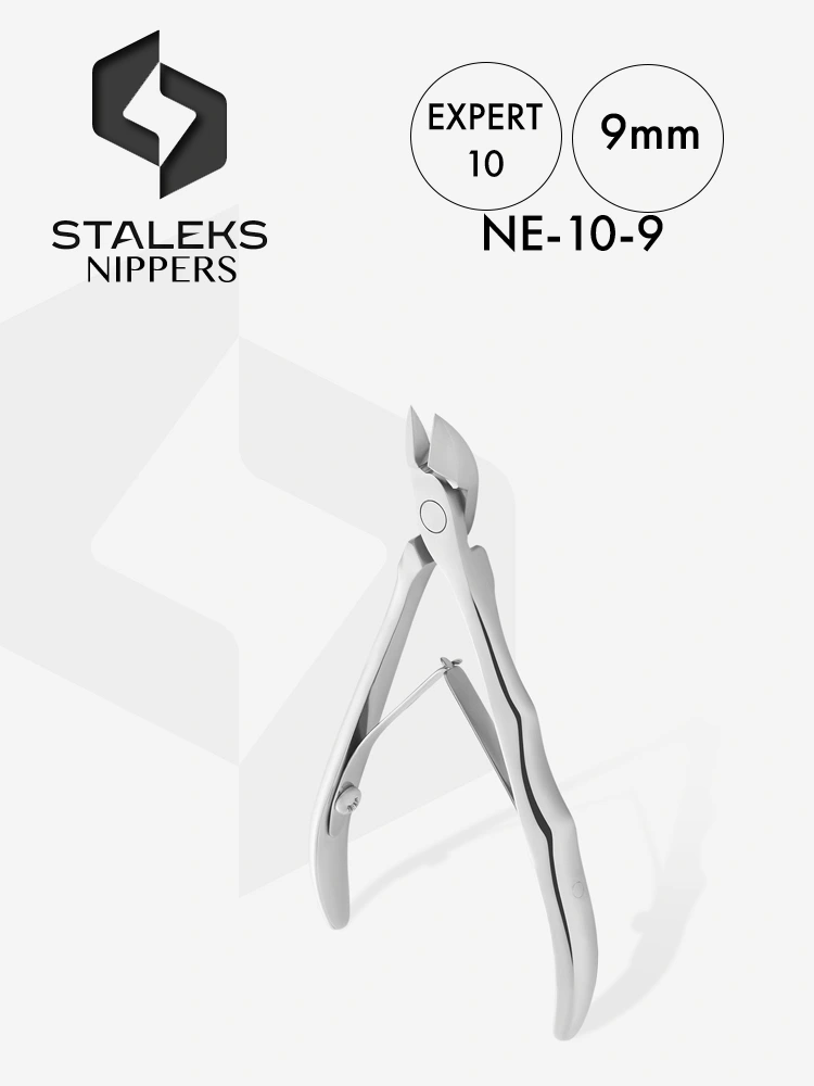 Staleks Expert 10 9mm Professional Cuticle Nippers 6 Staleks High Quality Cuticle Nippers Expert 10 9mm 1 1