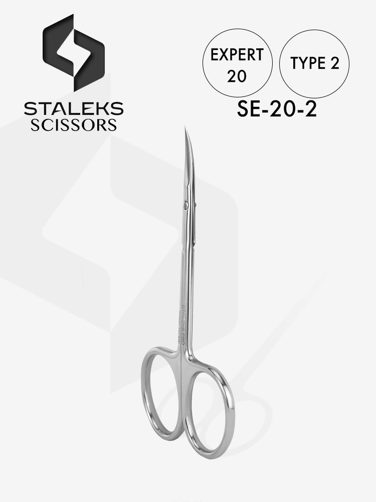 Staleks Expert 20 Type 2 Professional Cuticle Scissors 6 Staleks PRO Cuticle Scissors Expert 20 1 4