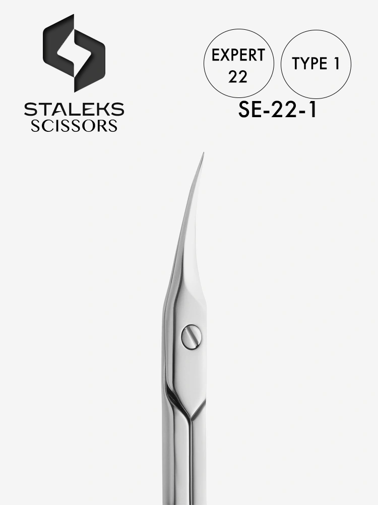 Staleks Russian Cuticle Scissors Expert 22 Type1 1 1