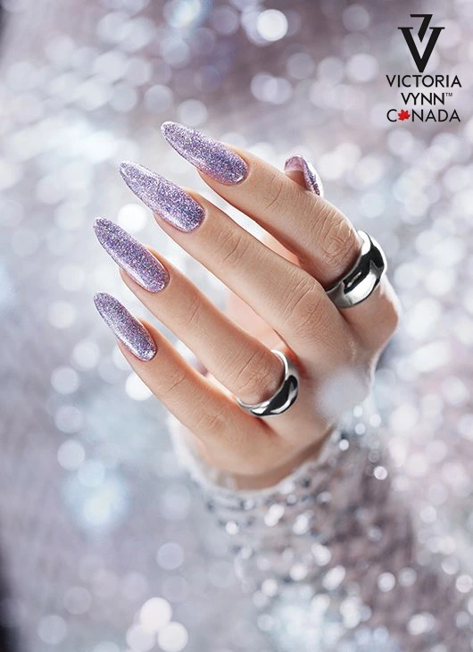 diamond disco gel polish Victoria VYNN salon gel polish Disco ball 324