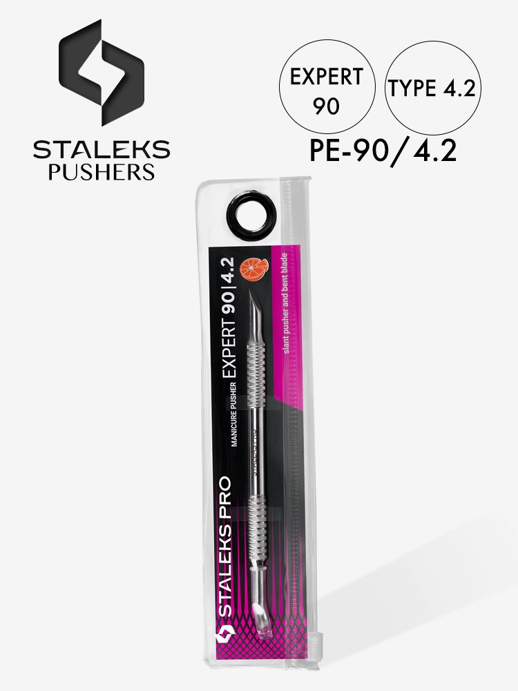 Staleks Expert 90 Best Professional Pusher Manicure Tool Type 4.2