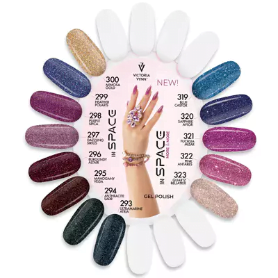 color chart gel polish 293 300 319 323