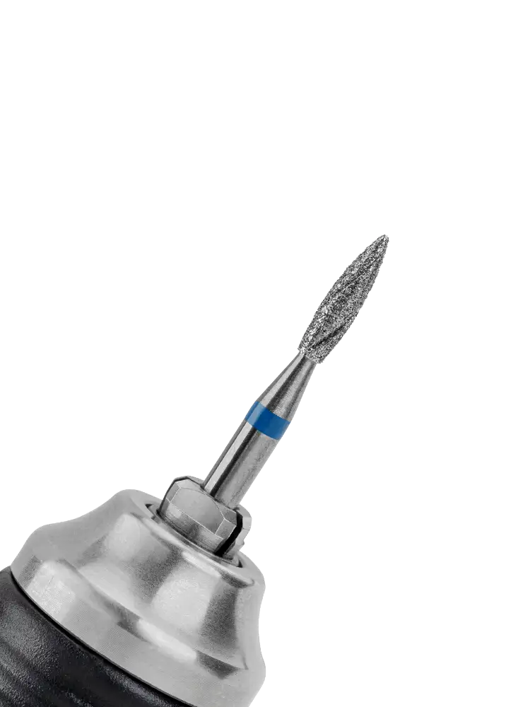 Victoria VYNN Professional Drill Bit Diamond Groove Flame 2.1mm 2 Best Professional Flame Nail Drill Bit Victoria VYNN Grrove 2.1