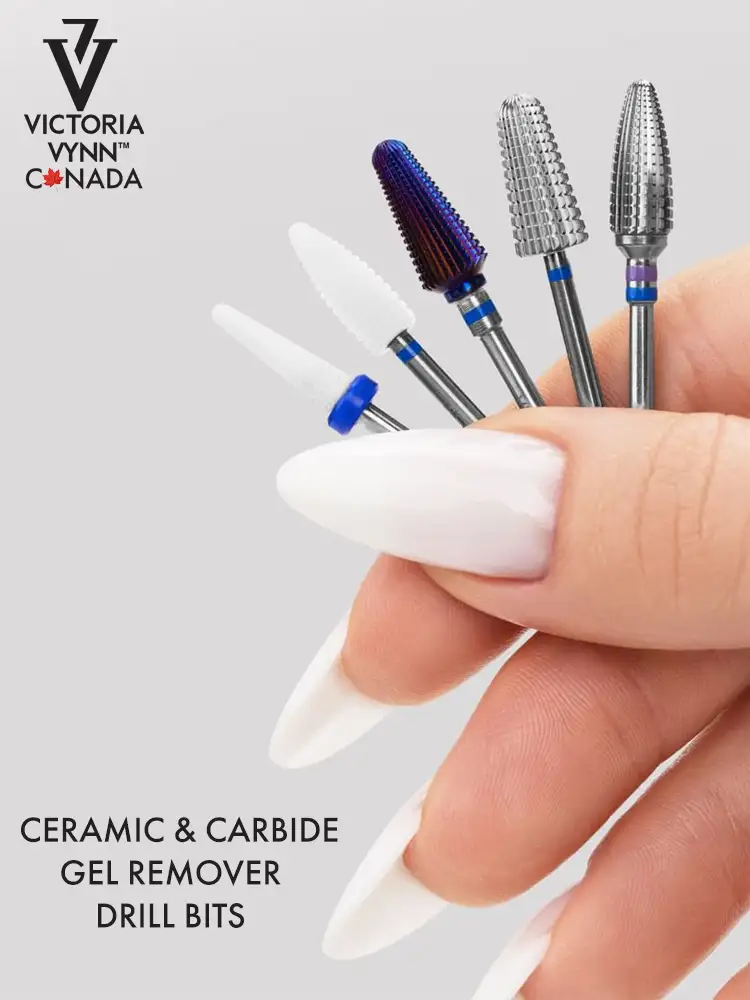 CERAMIC AND CARBIDE NAIL DRILL BITS