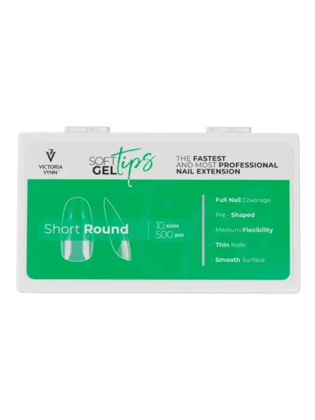 Victoria VYNN Soft Gel Tips Short Round