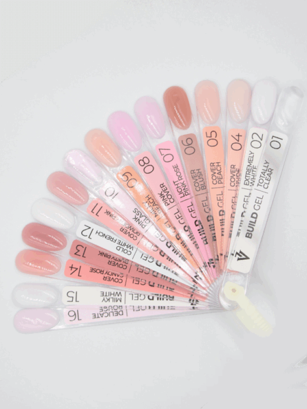 BUILD GEL COLOR CHART