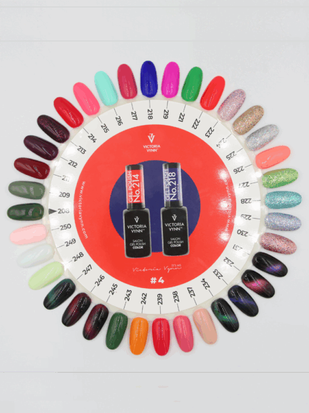 Victoria Vynn Color Chart 04 Gel Polish 208-250