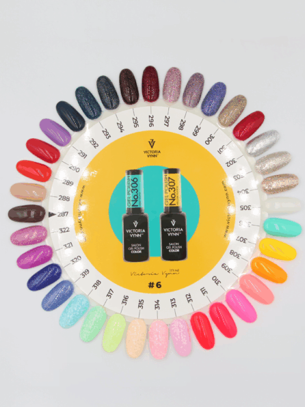 Victoria Vynn Color Chart 06 Gel Polish 287-322