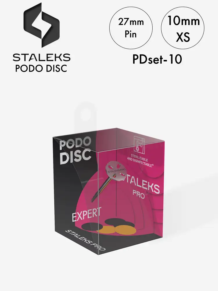 Staleks Pro Pedicure Disc PodoDisc Complete Set 30 stalek podo disc pdset 10 professional use pedicure disc xs
