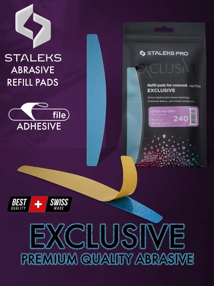 staleks pro adhesive abrasive files