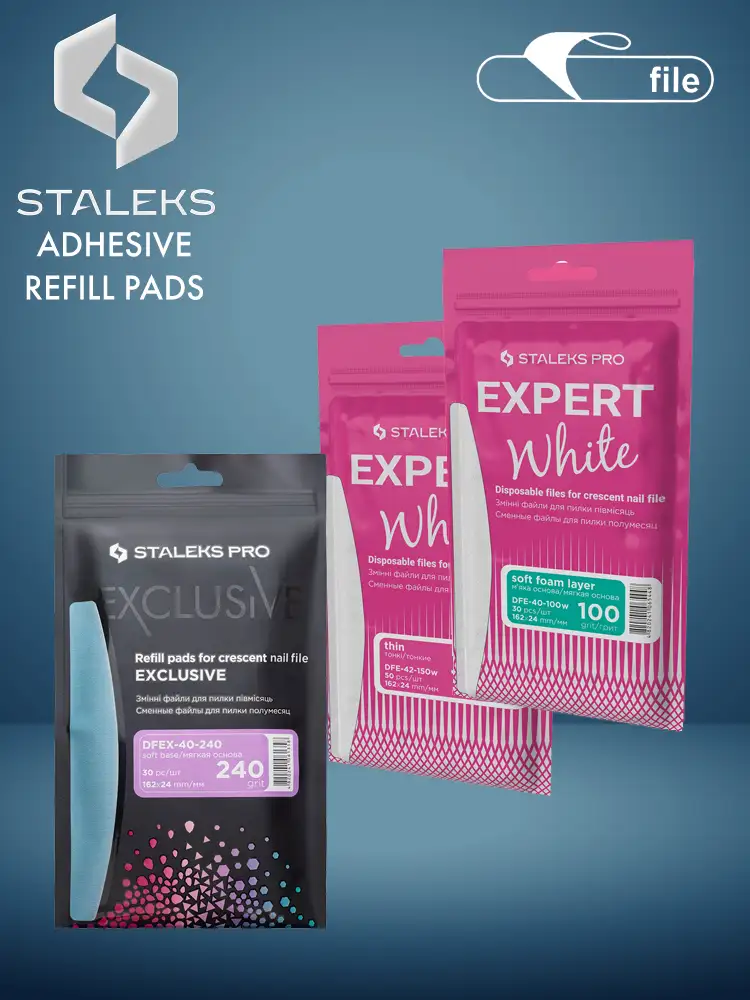 staleks pro adhesive abrasive files new