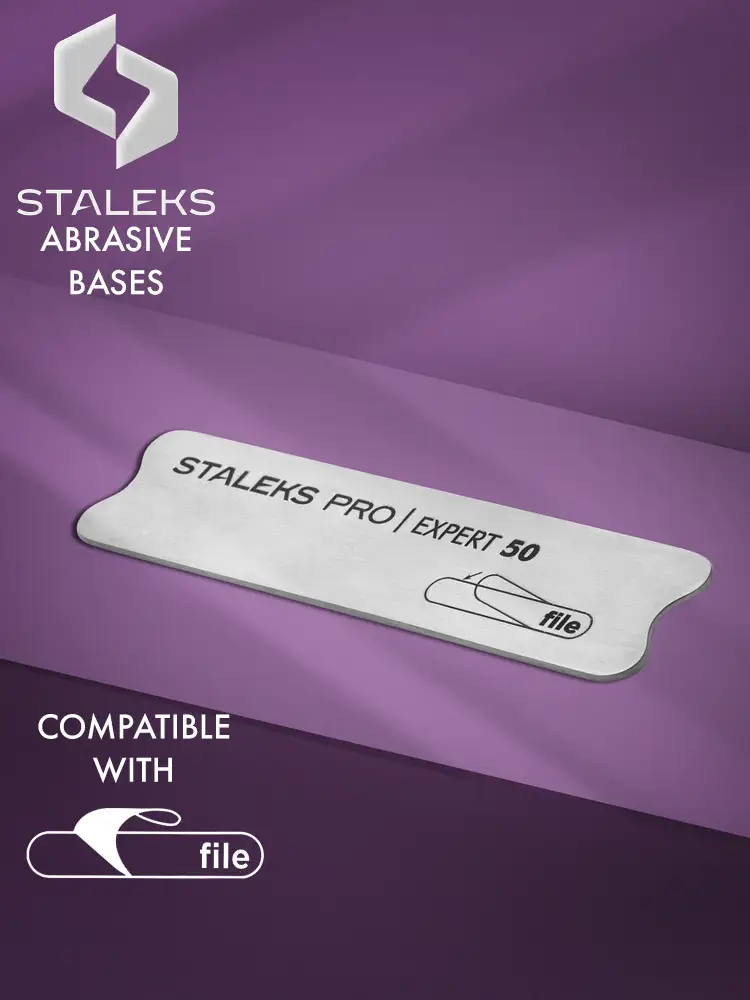 Staleks PRO Metal Base for Polishing Nail File Expert 50 (75mm) 2 staleks pro metal base for polishing nail file expert 50