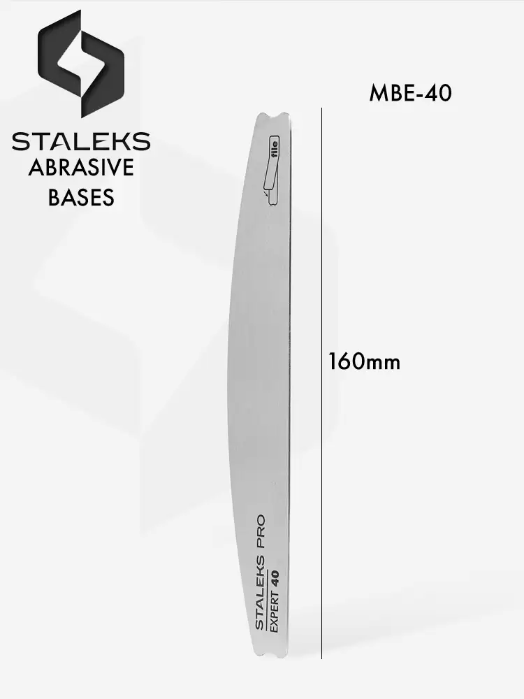 Staleks PRO Metal Crescent Base for Nail File Expert 40 (160mm) 4 staleks pro metal crescent base for nail file expert 40