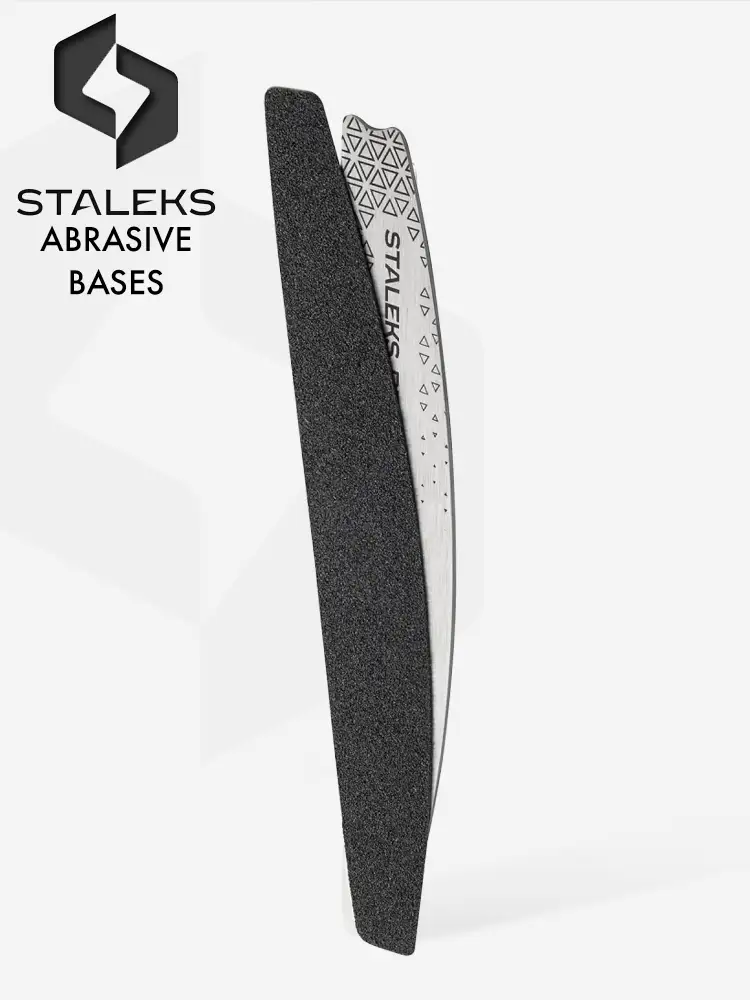 Staleks PRO Metal Crescent Base for Nail File Expert 40 (160mm) 6 staleks pro metal crescent base for nail file expert 40 1 1