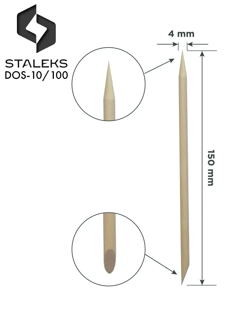 staleks pro orange wood sticks dos 10100