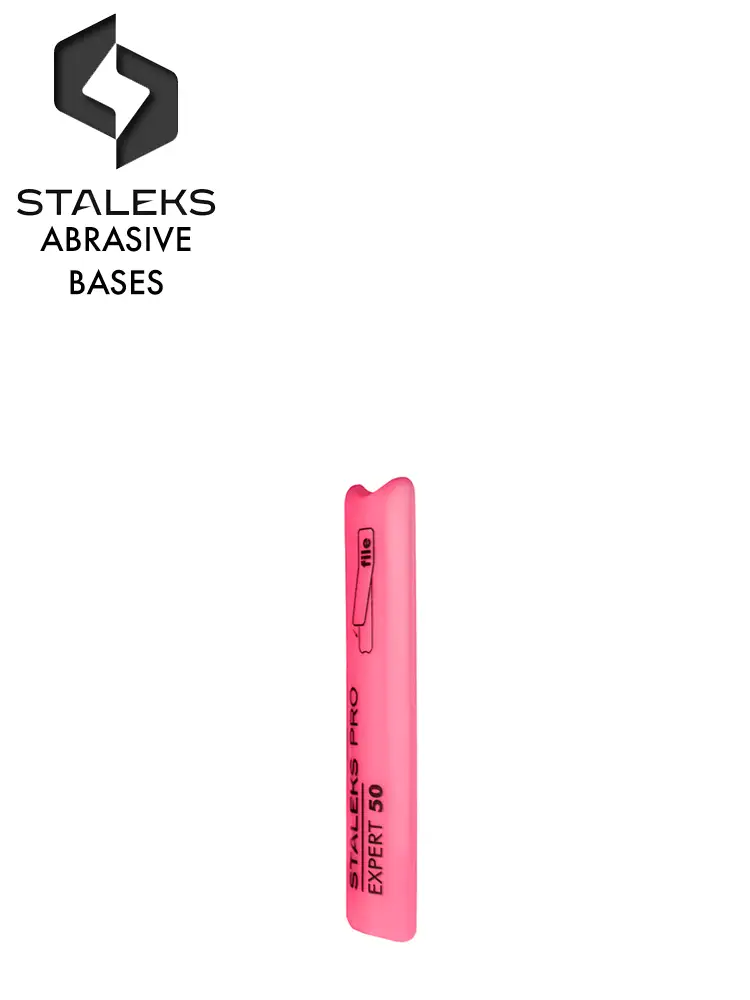 staleks pro slanted short straight plastic base for nail file expert 50 1 2