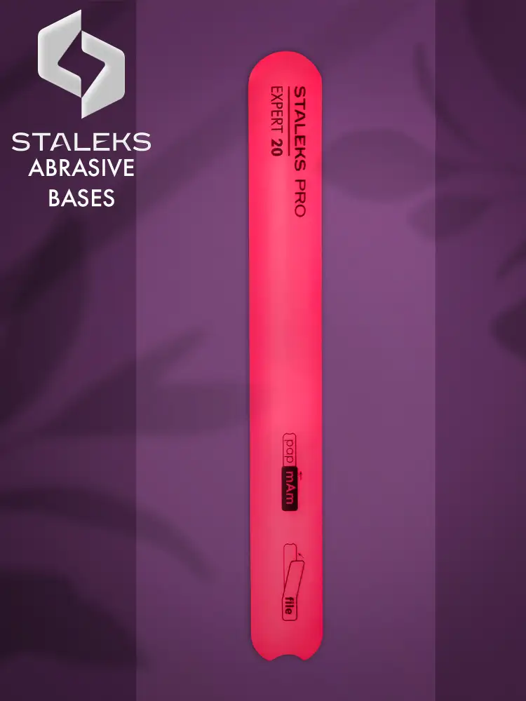 staleks pro slanted straight plastic base for nail file expert 20 1 6