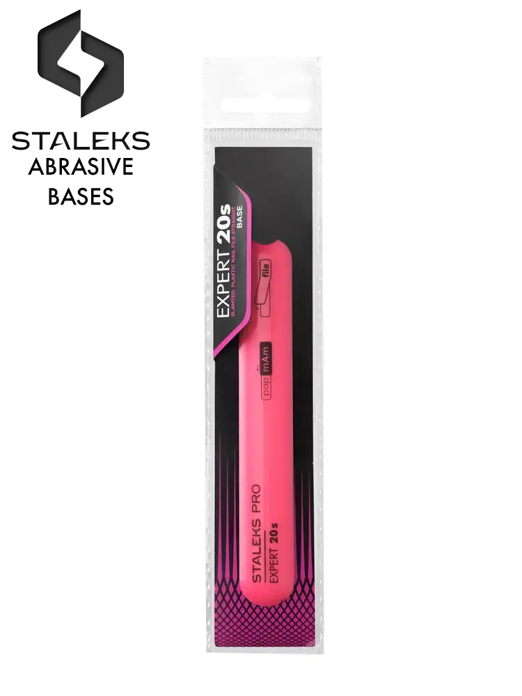 staleks pro slanted straight plastic base for nail file expert 20s 1 6