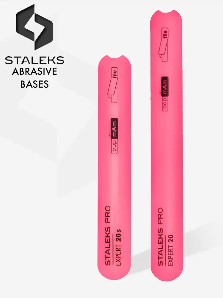 staleks pro slanted straight plastic base for nail file expert 20s 20 1 1