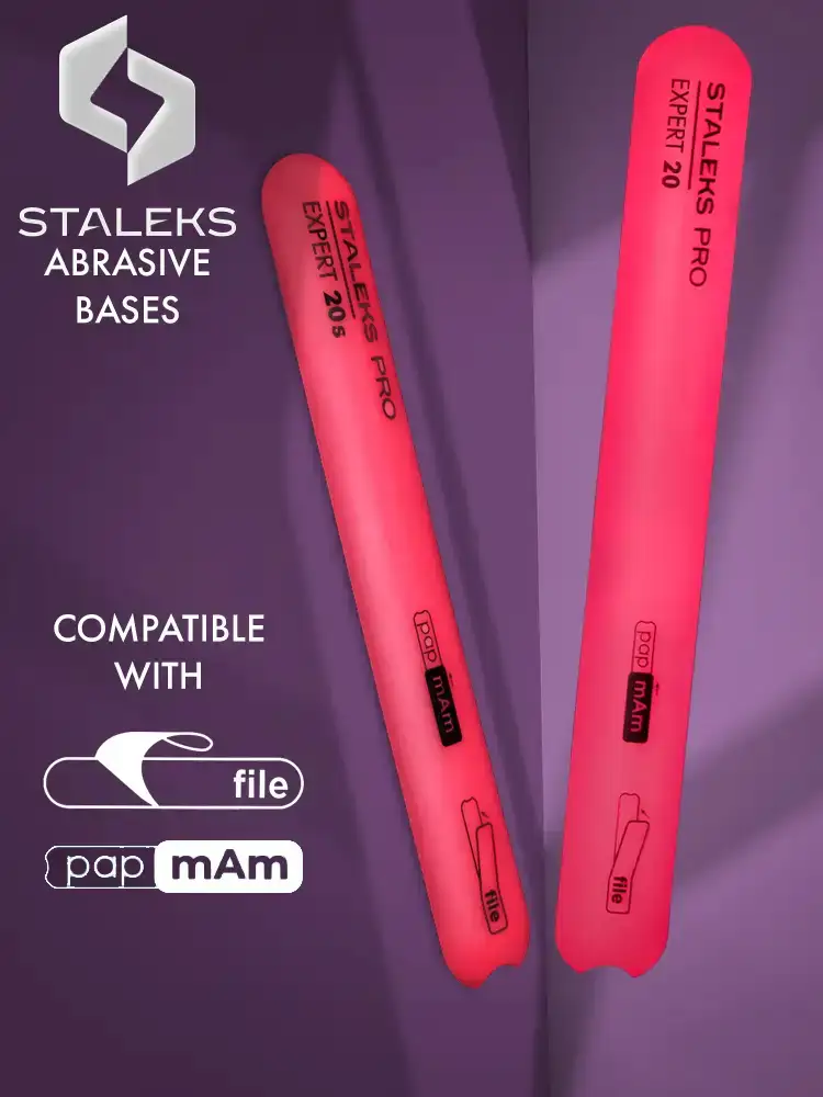 staleks pro slanted straight plastic base for nail file expert 20s 20 copy