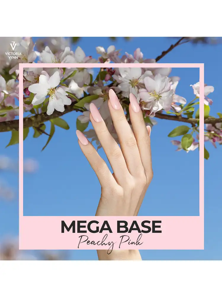 victoria vynn mega rubber base peachy pink