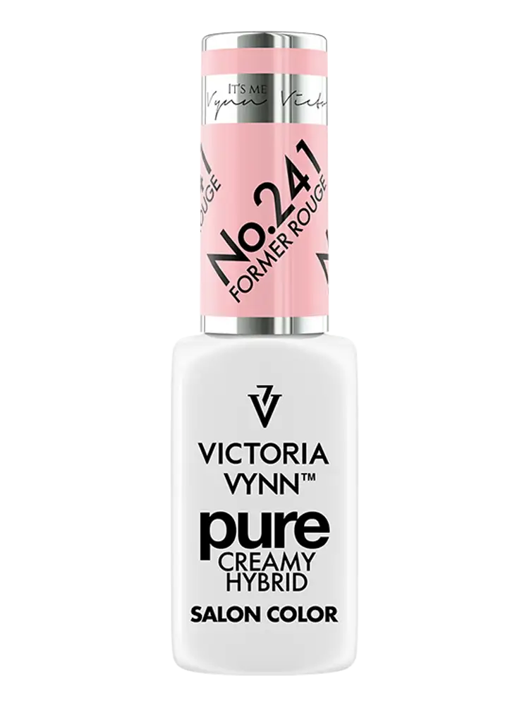 victoria vynn pure creamy hybrid light creamy pastel coral gel polish vintage patina no. 241