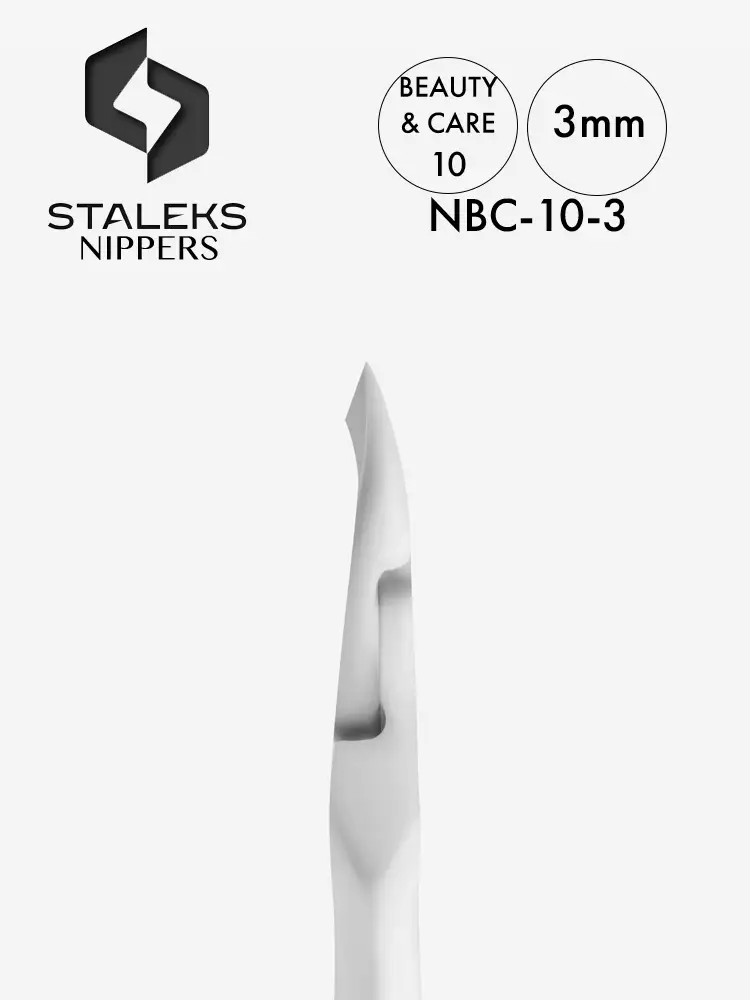 staleks beauty care cuticle nipper 10 3mm