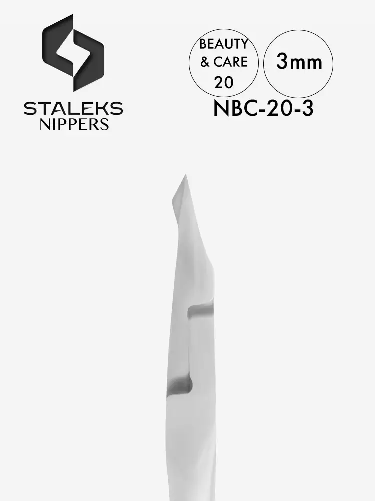 staleks beauty care cuticle nipper 20 3mm 1 1