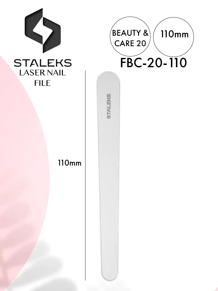 staleks beauty care high quality laser nail file 110mm