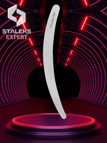 Staleks Abrasives & Bases 15 Staleks Expert High Quality Curved Laser Nail File 170mm_