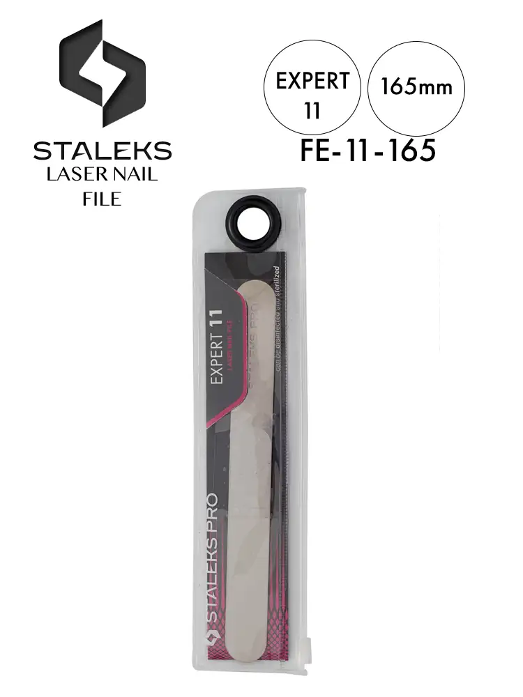 staleks expert high quality glossy laser nail file 165mm