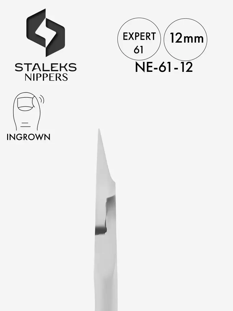 staleks expert professional ingrown nail nippers smart 61 12mm 1 2