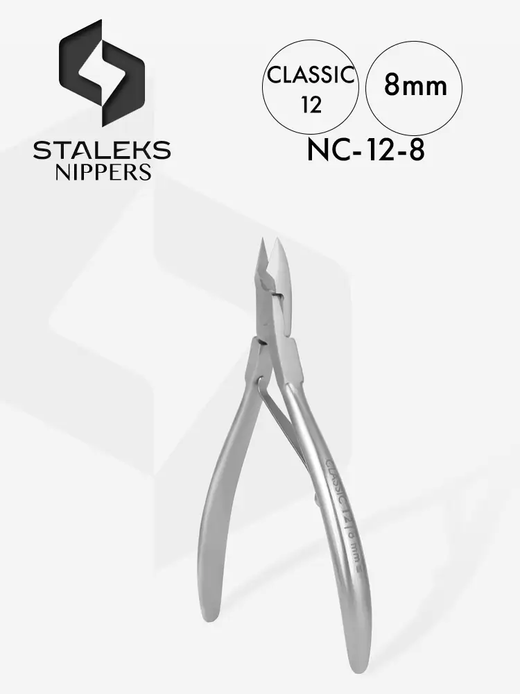 staleks one spring classic cuticle nail nipper classic 12 8mm 1 2