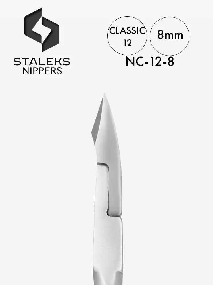 staleks one spring classic cuticle nail nipper classic 12 8mm