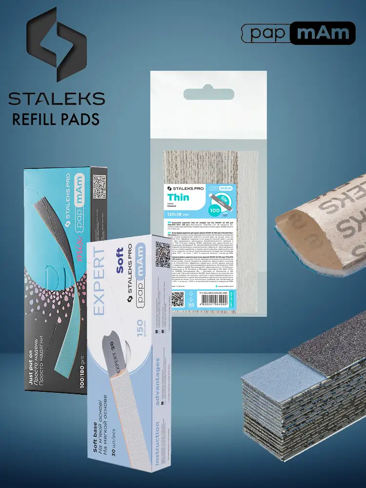 staleks pro papmam abrasive files