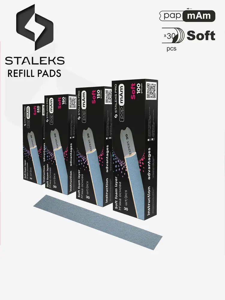 staleks pro papmam abrasive files 1 2