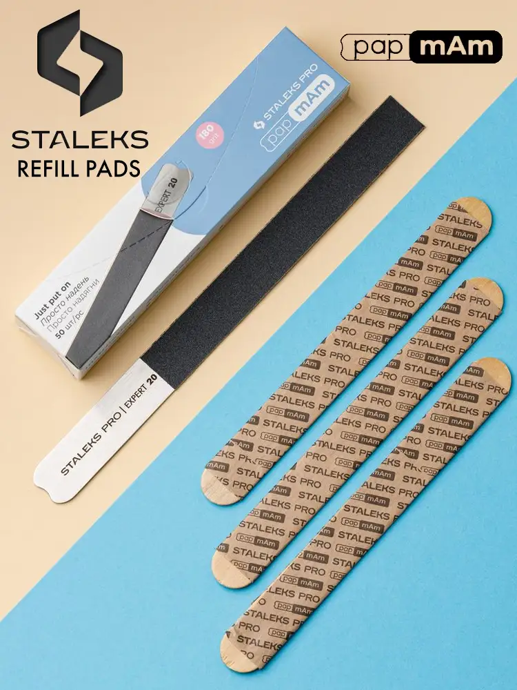 staleks pro papmam abrasive files 1 5