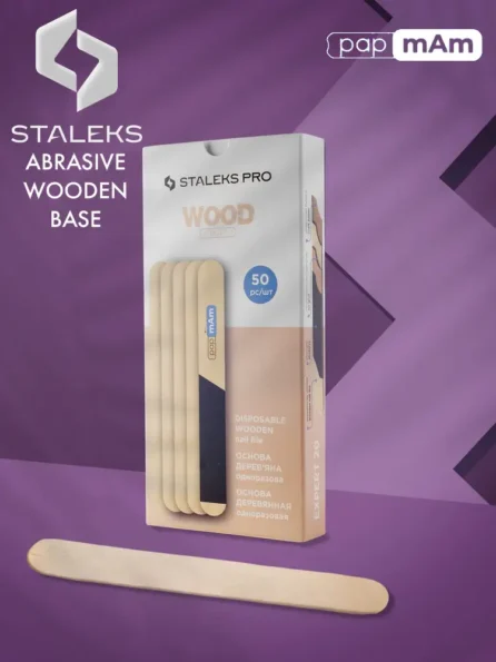 Staleks PRO papmAM Disposable Wooden Base