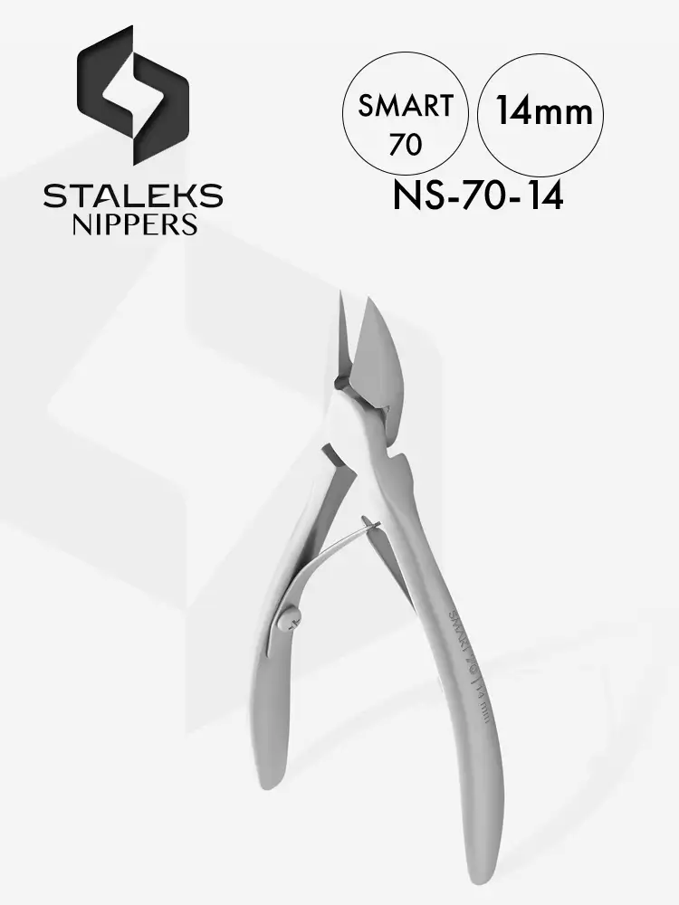 Staleks Smart 70 14mm Full Jaw Nail Nippers 6 staleks professional nail nippers smart 70 14mm