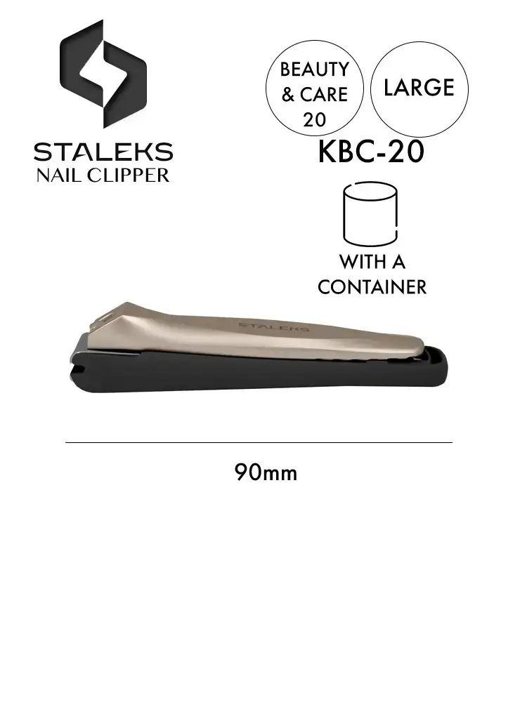 Staleks Beauty & Care 20 Large Nail Clipper with Nail File For Men 6 staleks small professional nail clipper with nail file for men beauty care 20 kbc 20 1 3