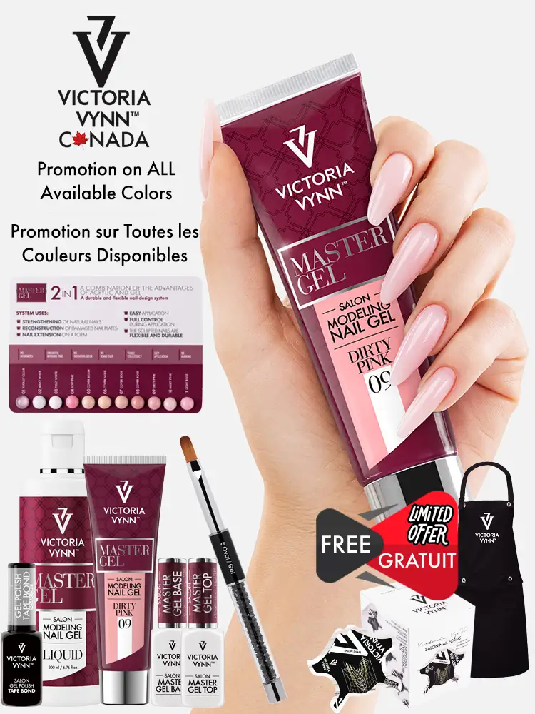 Victoria VYNN Master Gel Promotional Kit (Free Salon Nail Forms & Apron) 2 victoria vynn master gel promotional kit