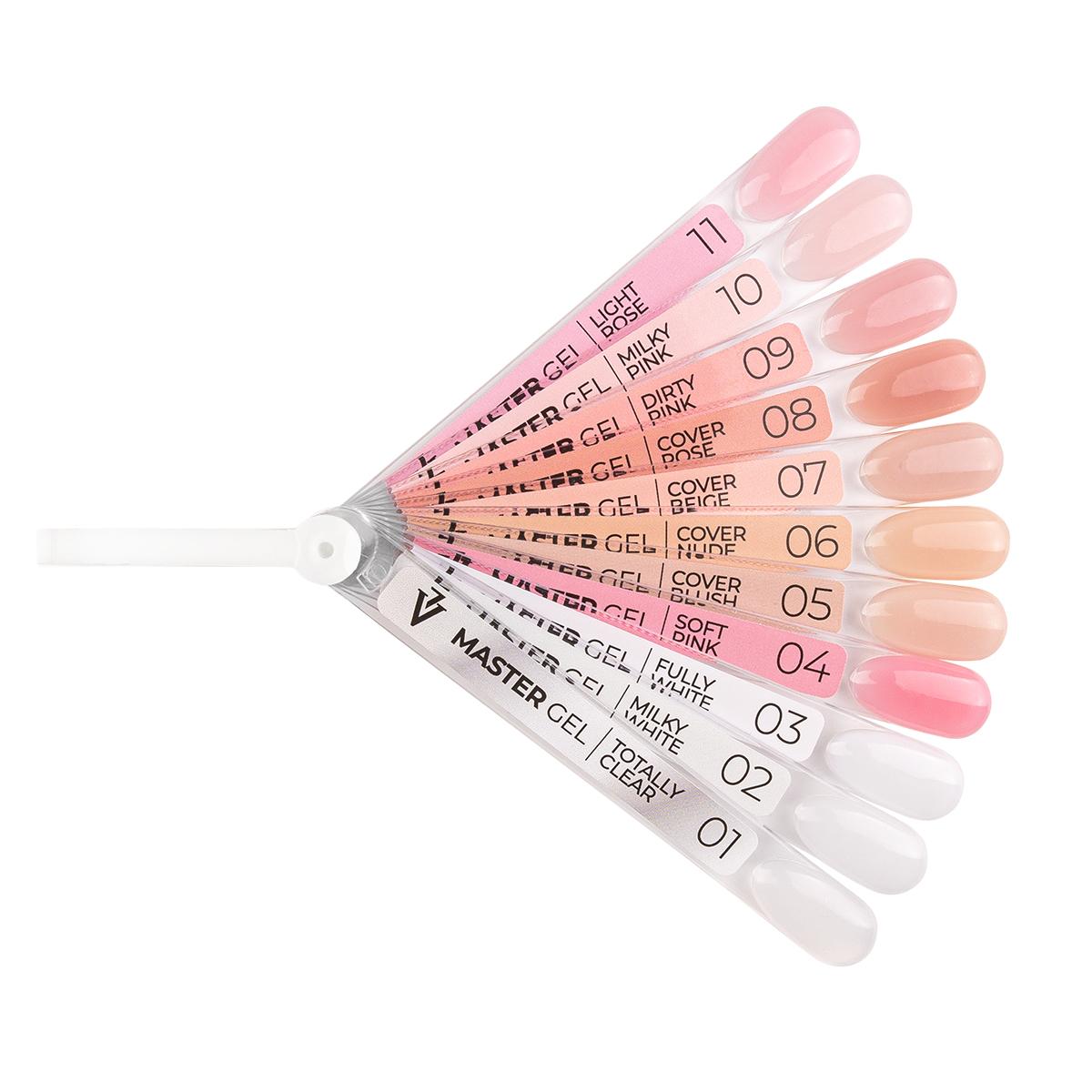 color chart master gel 01 11