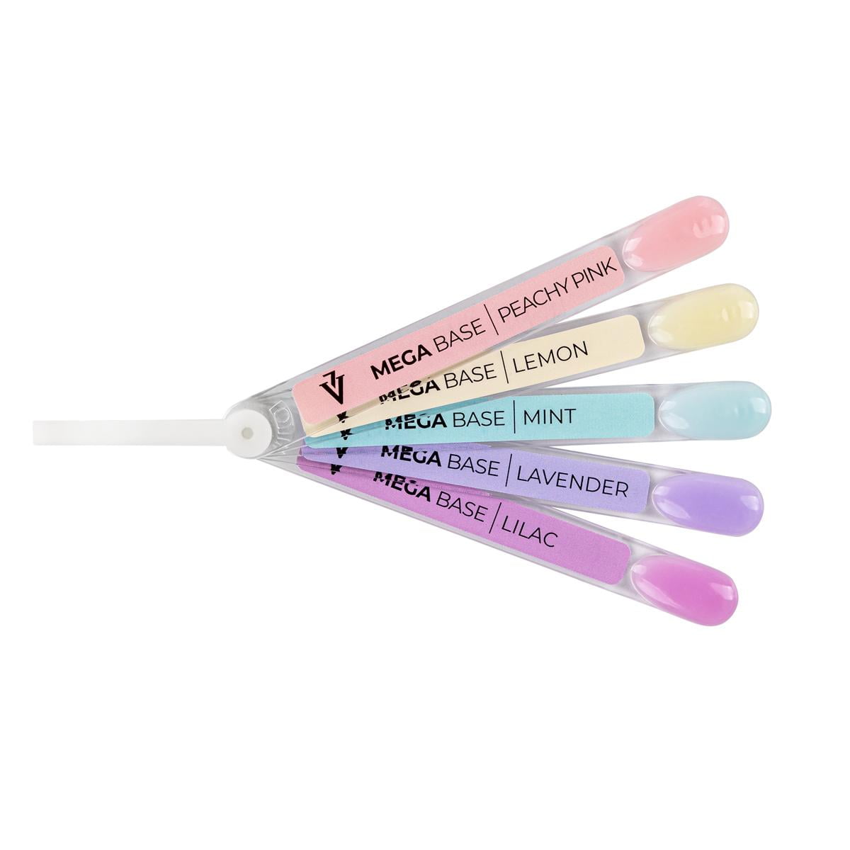 color chart mega base pastel wzornik